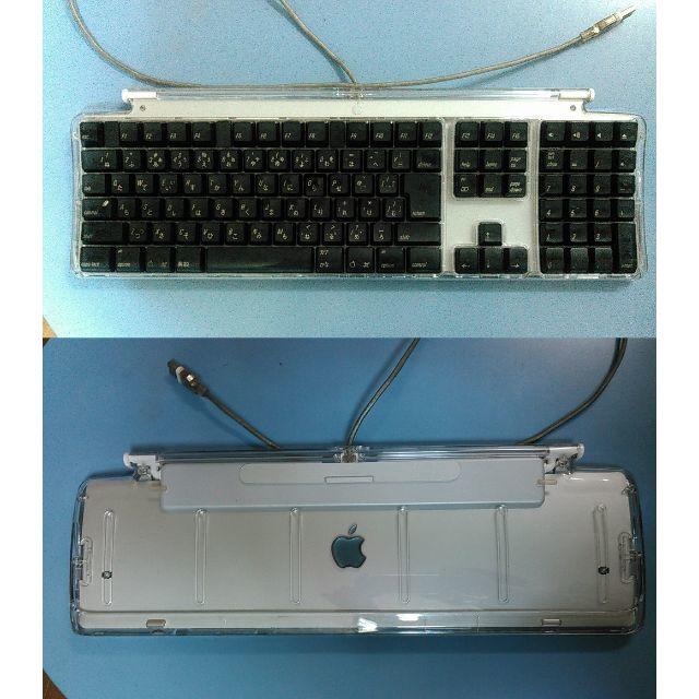 Apple iMacスケルトンPC本体パープル・Appleキーボード・マウス等