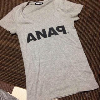 アナップ(ANAP)のANAP グレーTシャツ(Tシャツ(半袖/袖なし))