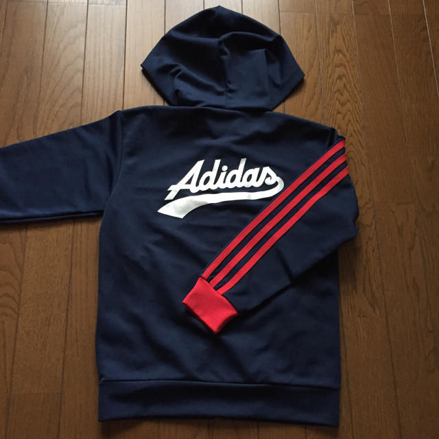 adidas(アディダス)のadidas  ジャージパーカー キッズ/ベビー/マタニティのキッズ服男の子用(90cm~)(ジャケット/上着)の商品写真