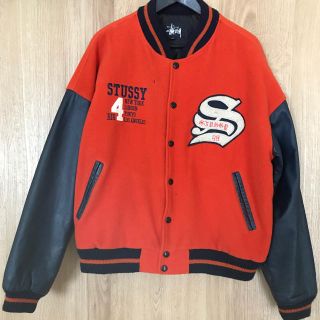 ステューシー(STUSSY)の90's USA製 OLD STUSSY BIG4 スタジャン(スタジャン)