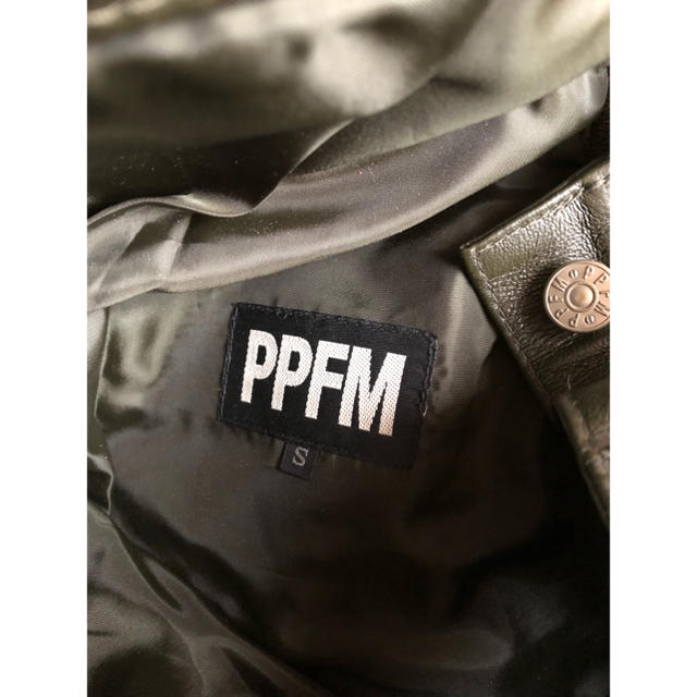 PPFM(ピーピーエフエム)の新品未使用　PPFM レザーパンツ メンズのパンツ(その他)の商品写真