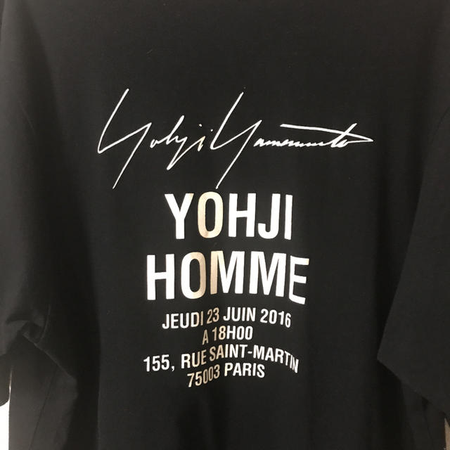 Yohji Yamamoto(ヨウジヤマモト)のヨウジヤマモト スタッフTシャツ メンズのトップス(Tシャツ/カットソー(半袖/袖なし))の商品写真