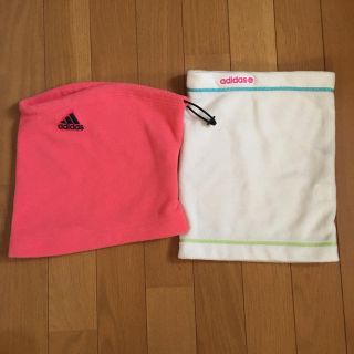 アディダス(adidas)のadidas フリースネックウォーマー 2枚セット(ネックウォーマー)