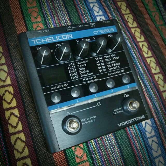 【TC-HELICON】VOICE TONE *create