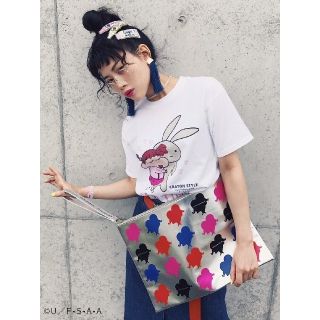 イセタン(伊勢丹)の【新品】クレヨンしんちゃん ネネちゃん Tee なぐられうさぎ クレヨンスタイル(キャラクターグッズ)