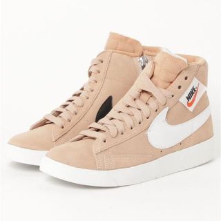 ナイキ(NIKE)の【国内正規品・新品】NIKE W BLAXER MID 25cm BEIGE(スニーカー)