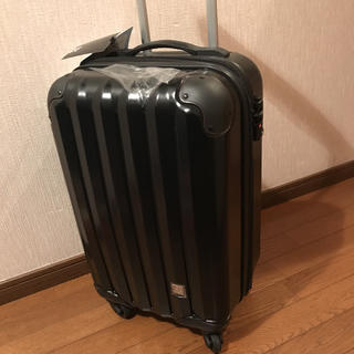 ヒロココシノ(HIROKO KOSHINO)の新品❗️キャリーケースファスナー機内持ち込みブラック(トラベルバッグ/スーツケース)