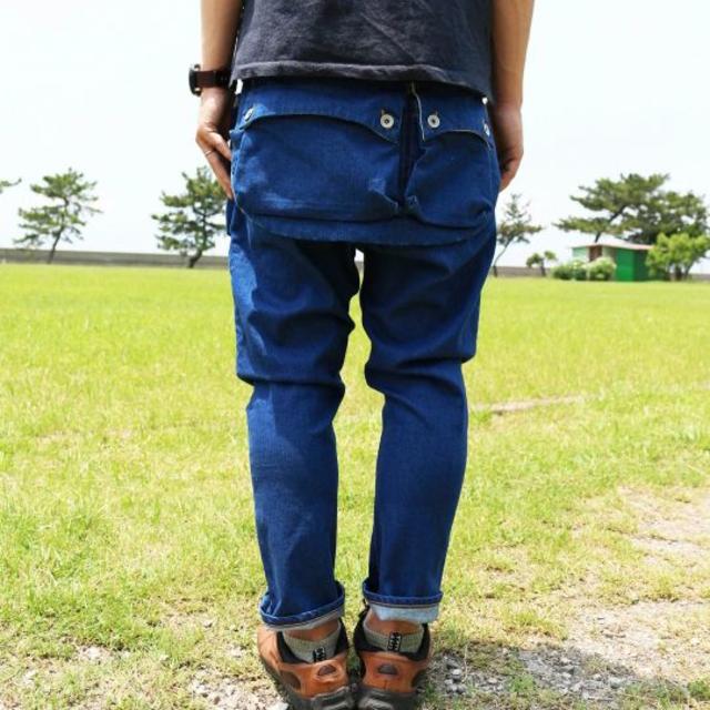 G55 Sarouel Flap Denim Pants