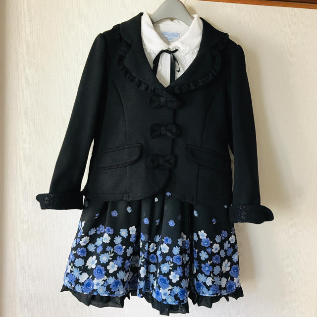 anyFAM(エニィファム)の入学式 女の子スーツ 130㎝ キッズ/ベビー/マタニティのキッズ服女の子用(90cm~)(ドレス/フォーマル)の商品写真