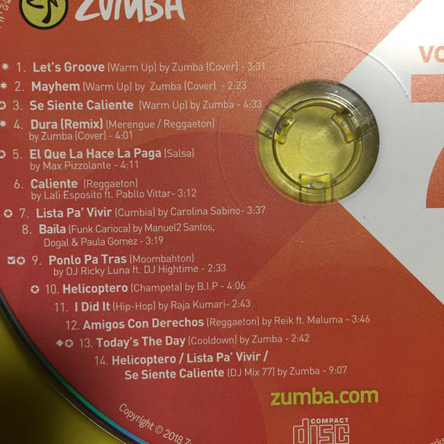 Zumba(ズンバ)のzin71 CD エンタメ/ホビーのCD(クラブ/ダンス)の商品写真
