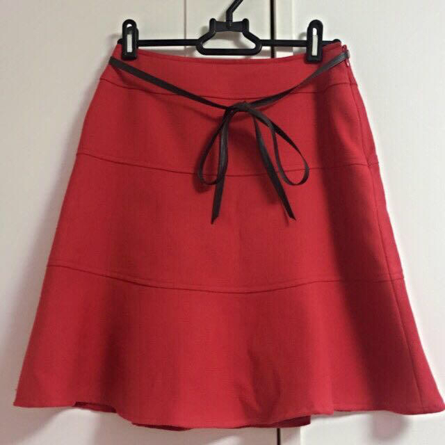 NATURAL BEAUTY BASIC(ナチュラルビューティーベーシック)のNBBオレンジスカート レディースのスカート(ひざ丈スカート)の商品写真