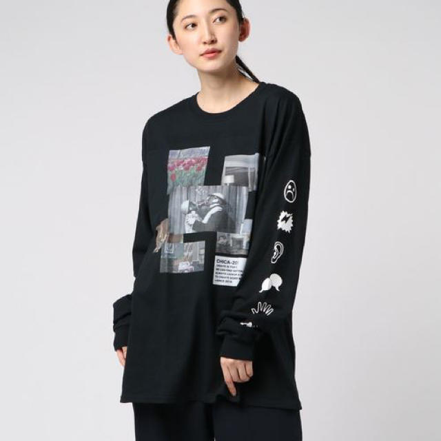 WEGO(ウィゴー)のChica フォトロンT レディースのトップス(Tシャツ(長袖/七分))の商品写真