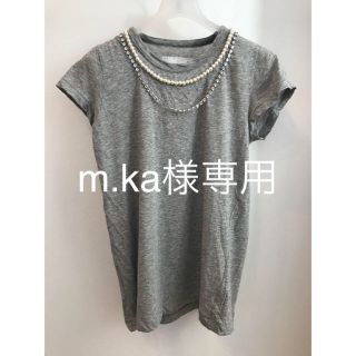 サカイ(sacai)のsacai パールアクセサリー付き Tシャツ (Tシャツ(半袖/袖なし))