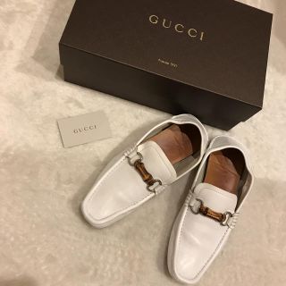 グッチ(Gucci)の正規品 グッチ ドライビングシューズ バンブー(スリッポン/モカシン)