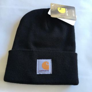 カーハート(carhartt)の送料無料!Carhartt カーハート ニットキャップ ブラック 新品【BK5】(ニット帽/ビーニー)