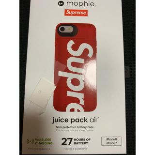 Supreme mophie iphone8 Juice  新品 赤