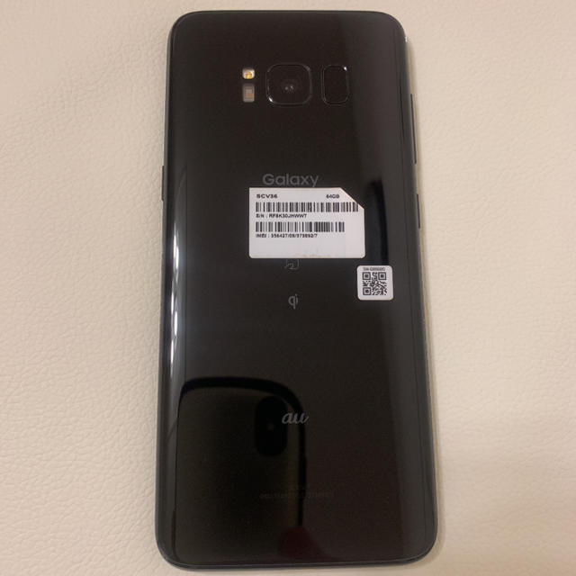 SAMSUNG(サムスン)のGALAXY S8 黒 SIMロック解除済み スマホ/家電/カメラのスマートフォン/携帯電話(スマートフォン本体)の商品写真