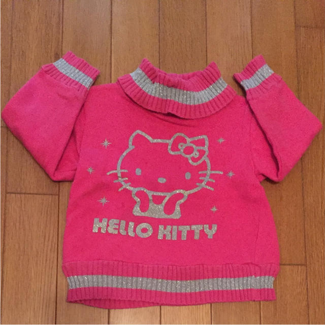 サンリオ(サンリオ)のキティちゃんトレーナー95 キッズ/ベビー/マタニティのキッズ服女の子用(90cm~)(その他)の商品写真