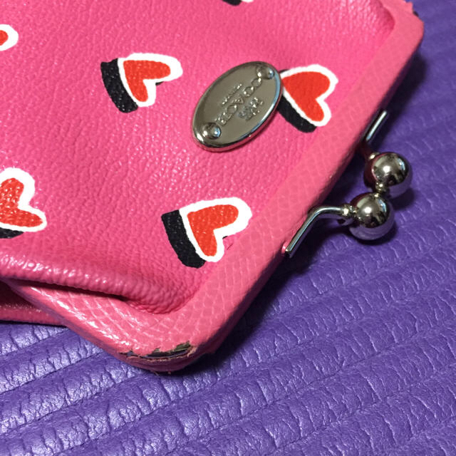 COACH(コーチ)のCOACH コインケース 小銭入れ 中古 レディースのファッション小物(コインケース)の商品写真