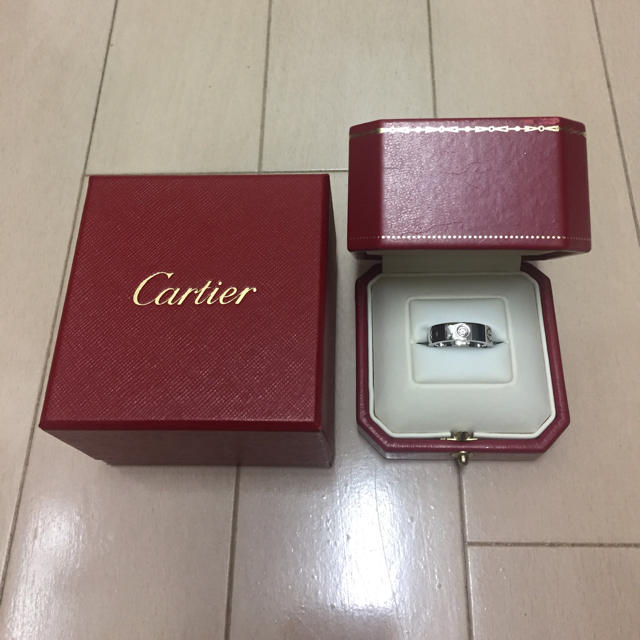 Cartier(カルティエ)のカルティエ ラブリングホワイトゴールド レディースのアクセサリー(リング(指輪))の商品写真