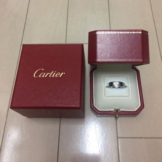 カルティエ(Cartier)のカルティエ ラブリングホワイトゴールド(リング(指輪))