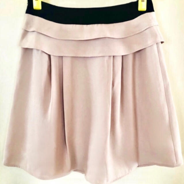 スカート ベージュ きれいめ レディースのスカート(ひざ丈スカート)の商品写真