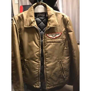 ショット(schott)の最終値下Schott Nylon trucker jacket Mサイズ (ナイロンジャケット)