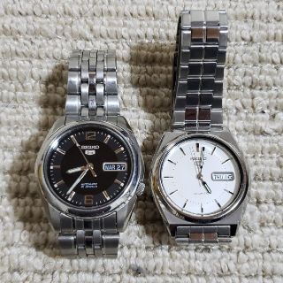 セイコー(SEIKO)のseiko セイコー 5 自動巻き メンズ腕時計 2本セット(腕時計(アナログ))