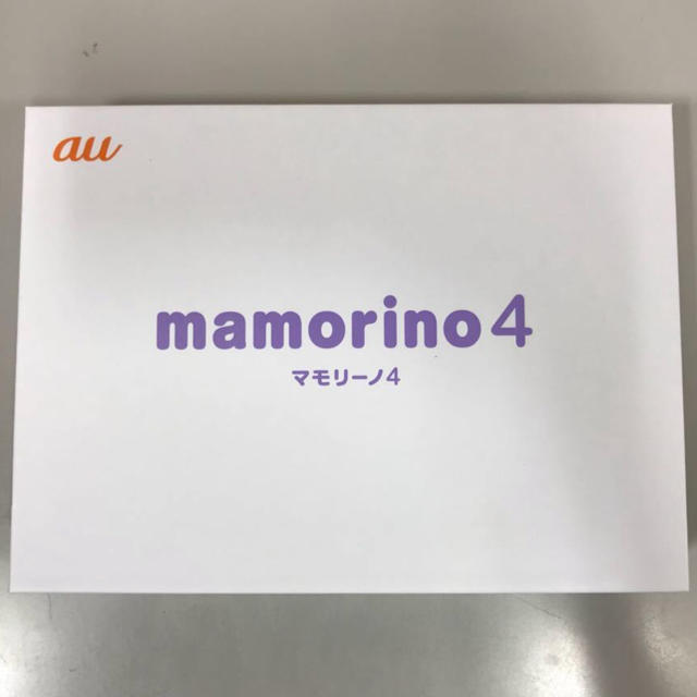 au(エーユー)の新品未使用 マモリーノ4 mamorino4 プリンセスパープル スマホ/家電/カメラのスマートフォン/携帯電話(スマートフォン本体)の商品写真