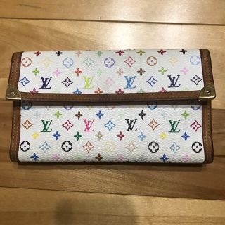 ルイヴィトン(LOUIS VUITTON)のまーか様専用　正規品 ルイ ヴィトン マルチカラー モノグラム 長財布(財布)