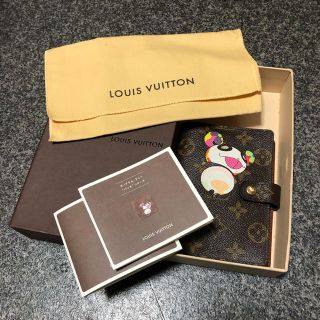 ルイヴィトン(LOUIS VUITTON)のルイヴィトン 村上隆 コラボ パンダ アジェンダ 手帳カバー モノグラム (パスケース/IDカードホルダー)