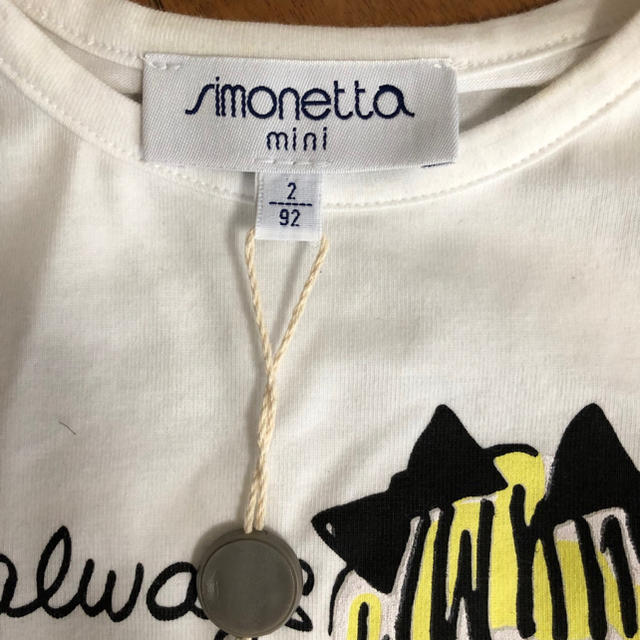 Simonetta(シモネッタ)の新品 simonetta カットソー 2Y/92cm キッズ/ベビー/マタニティのキッズ服女の子用(90cm~)(Tシャツ/カットソー)の商品写真