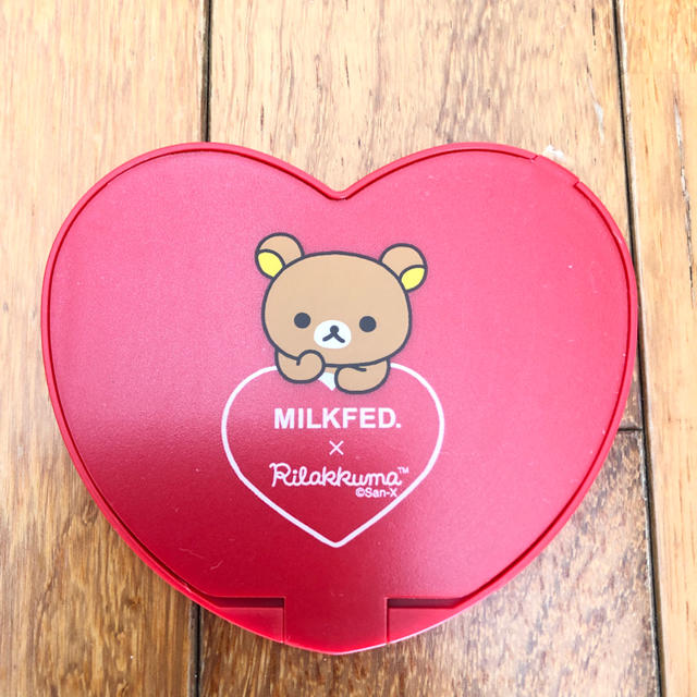 MILKFED.(ミルクフェド)のハート形ミラー リラックマ MILKFED レディースのファッション小物(ミラー)の商品写真