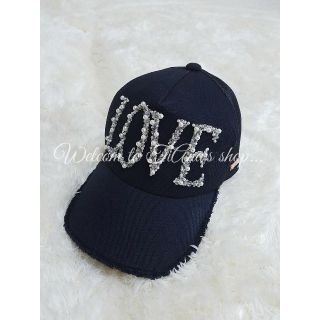 レディー(Rady)のほぼ新品♡Rady♡パールビジューLOVEキャップ(キャップ)