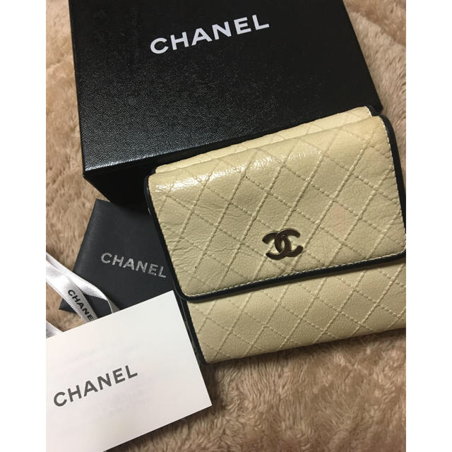 CHANEL 三つ折り財布 シャネル used ビンテージ