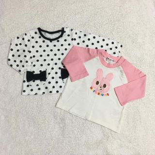 ミキハウス(mikihouse)の【送料込】女の子 トップスセット 70(シャツ/カットソー)