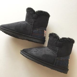 トゥモローランド(TOMORROWLAND)の新品♡Niko and...Harris Tweed ボアムートンブーツ(ブーツ)