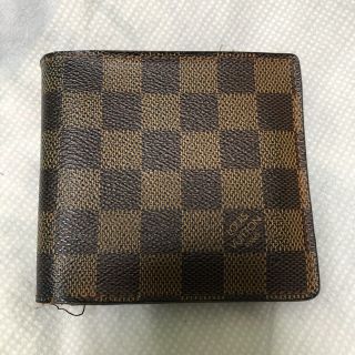 ルイヴィトン(LOUIS VUITTON)のルイヴィトン ダミエ 二つ折り財布(折り財布)