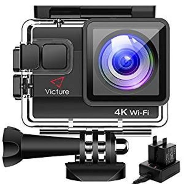 Victure 4K アクションカメラ WiFi搭載