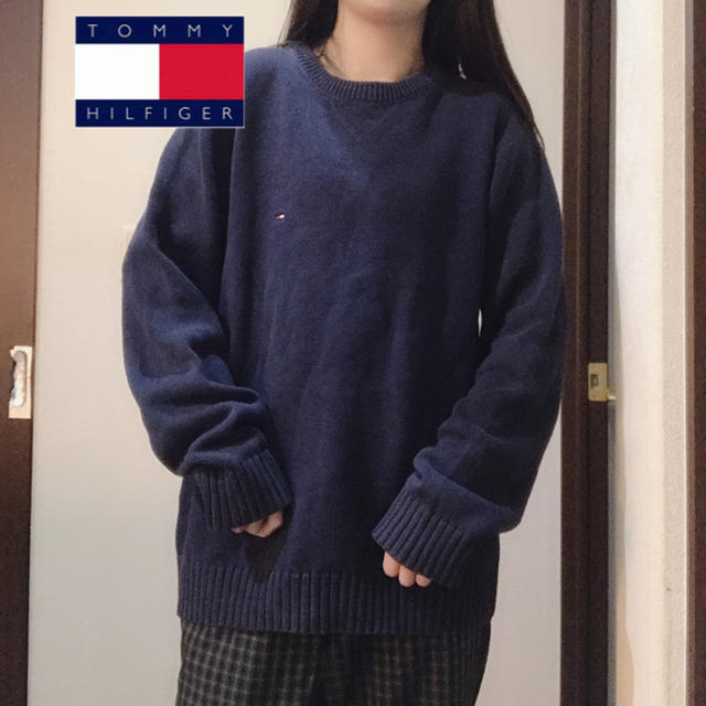 TOMMY HILFIGER(トミーヒルフィガー)のトミーヒルフィガー  セーター ネイビー メンズのトップス(ニット/セーター)の商品写真