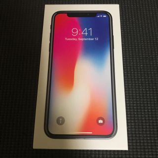 アイフォーン(iPhone)のiPhone X 64gb グレー docomo 未使用品(スマートフォン本体)