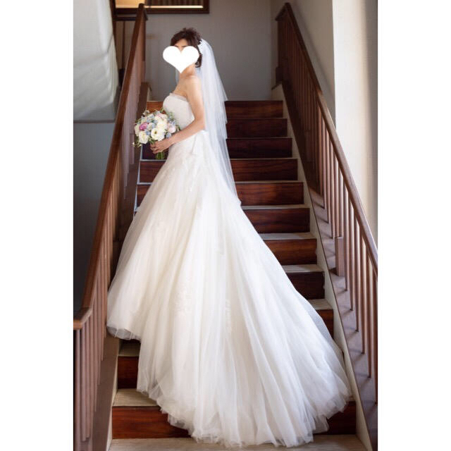 美品 PRONOVIAS プロノビアス ウェディングドレス - ウェディングドレス