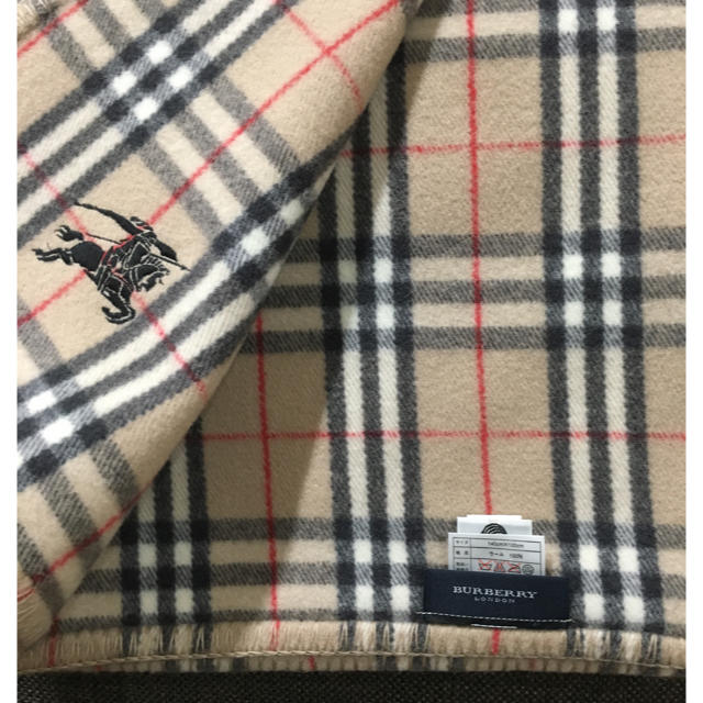 BURBERRY(バーバリー)のBURBERRY ウールハーフケット 【お値下げ不可】 インテリア/住まい/日用品の寝具(毛布)の商品写真