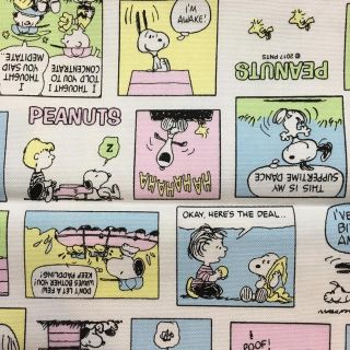 スヌーピー(SNOOPY)のスヌーピー  オックス生地 ハギレ (生地/糸)