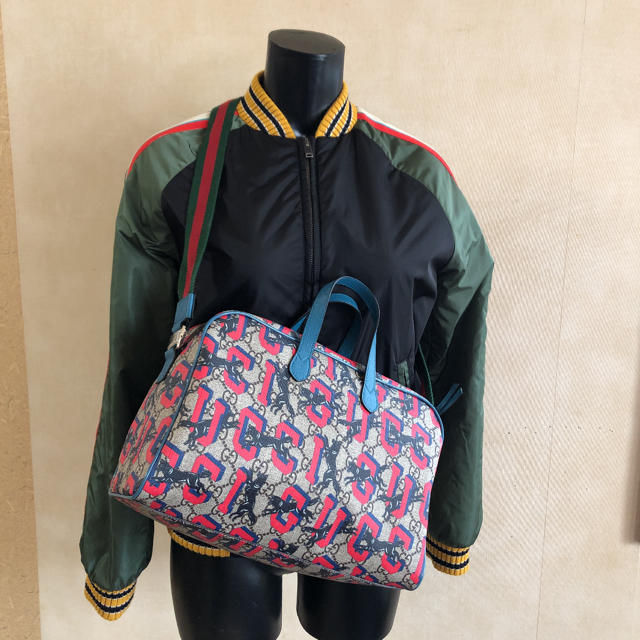 gucci グッチ チルドレン ウルフ ボストンバッグ 大人もOK!