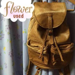 フラワー(flower)の値下げ！レザー リュック♡古着(リュック/バックパック)