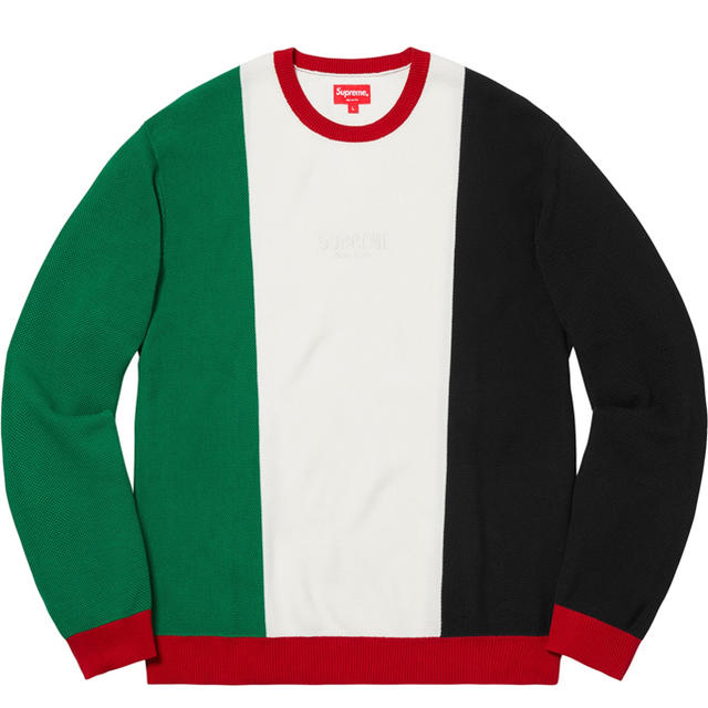 新品 定価以下 最安値 シュプリーム 18FW  Pique Crewneck