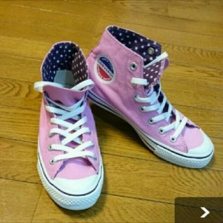 コンバース(CONVERSE)の新品💖  コンバース  コンバースハイカット   ピンクスニーカー(スニーカー)