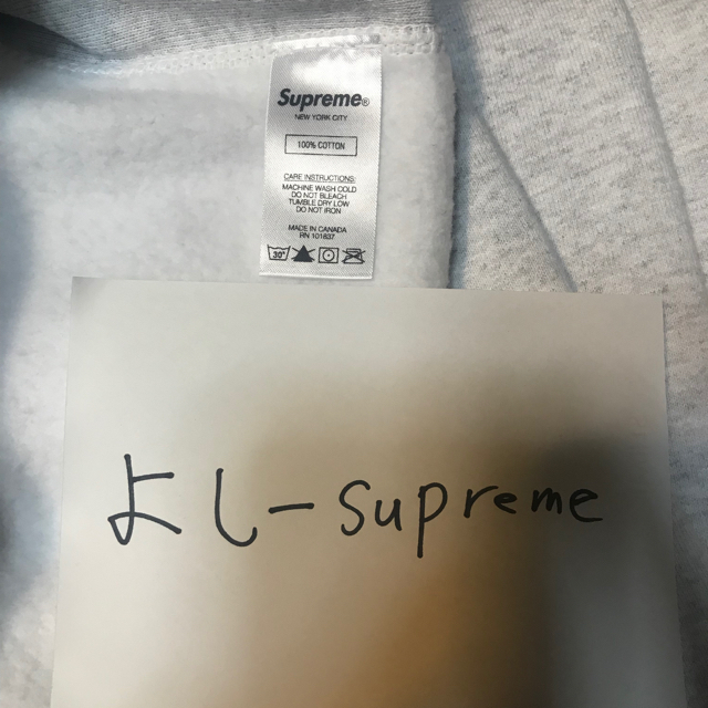 Supreme BoxLogo AshGrey LサイズLargeLラージ購入先