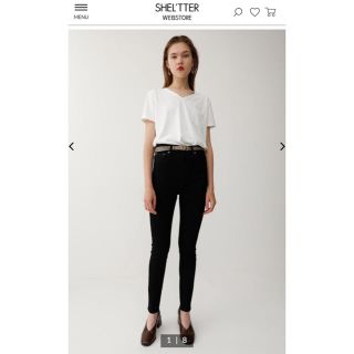 マウジー(moussy)のすけぼー様専用 moussy HW Rebirth BLACK SKINNY23(スキニーパンツ)